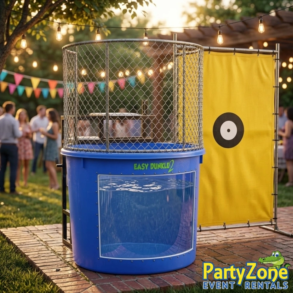 Dunk tank rental for Marrero LA school fundraisers and church festivals